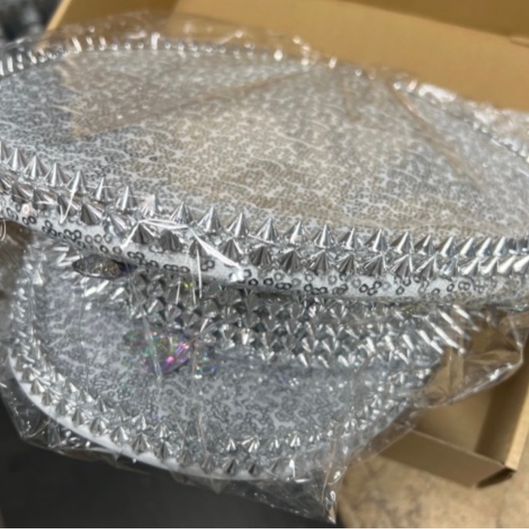 Rhinestone Sequin Bride Bachelorette Hat - Picture 6 of 6